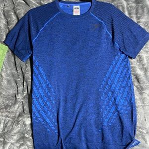 Blue gymshark shirt